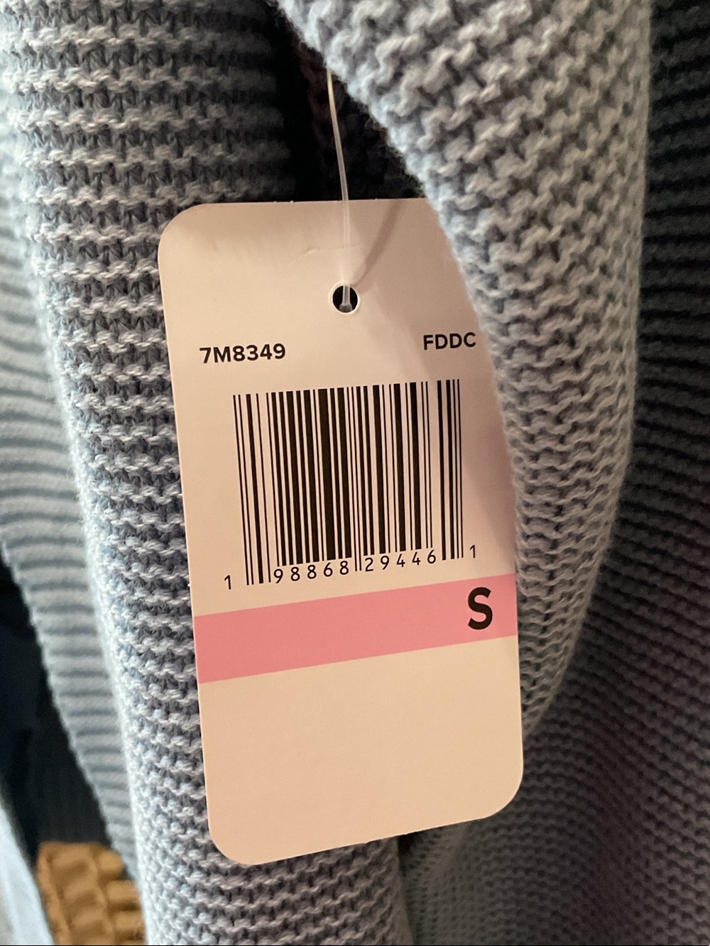 Seven7 Light Blue Open-Front Ribbed Cardigan - Picture 3 of 5